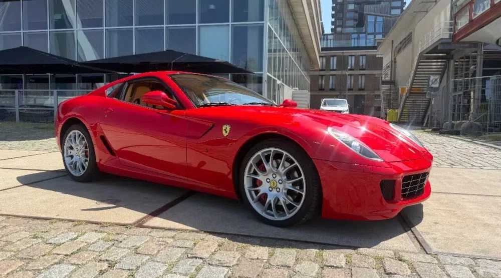 Ferrari met veel kilometers